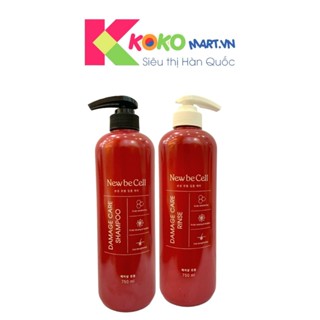 Dầu Gội Phục Hồi Hư Tổn New Be Cell Nutrition Đỏ 750ml
